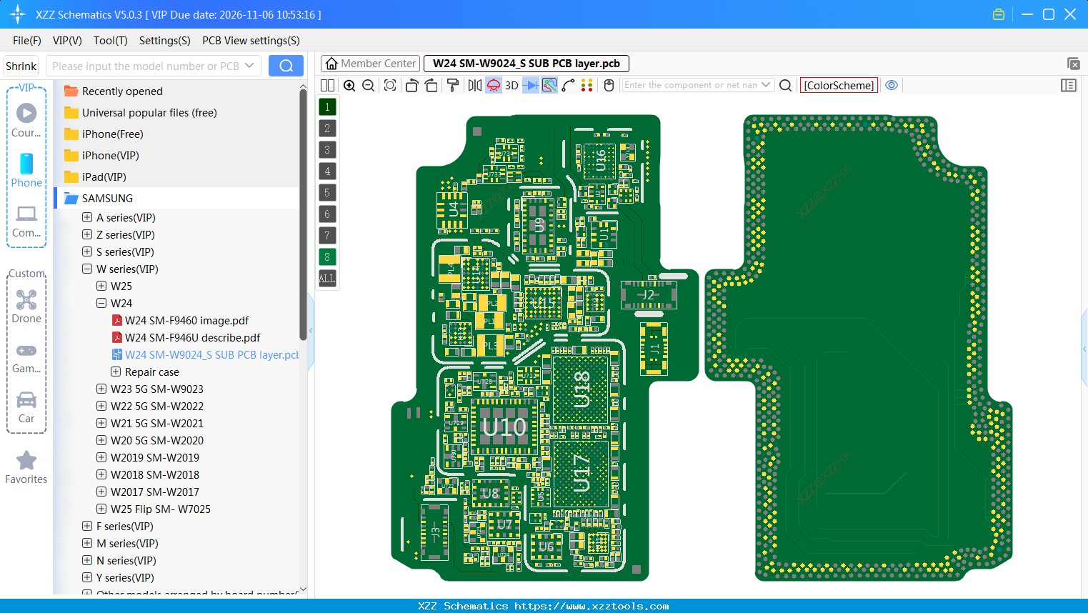 W24 SM-W9024_S SUB PCB Layer